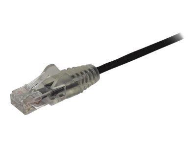 StarTech.com 3m CAT6 Cable - Black Slim CAT6 Patch Cable - Snagless