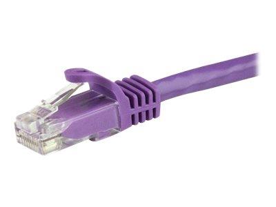 StarTech.com 1.5 m CAT6 Cable - Purple CAT6 Patch Cord - Snagless RJ45