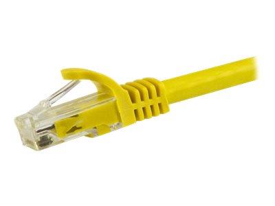 StarTech.com 1.5 m CAT6 Cable - Yellow CAT6 Patch Cord - Snagless RJ45