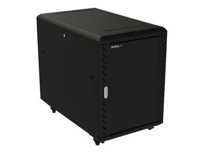 StarTech.com 15U Server Rack Cabinet - Includes Casters and Leveling Feet