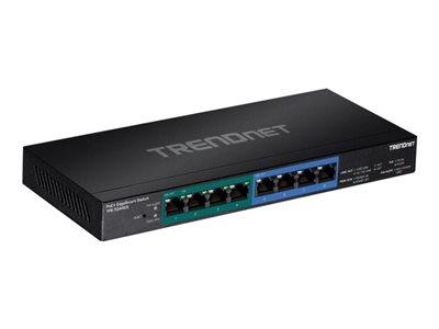 TRENDnet 8-Port Gigabit EdgeSmart PoE+ Switch (4 PoE+, 4 Non-PoE)