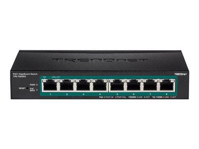 TRENDnet 8-Port Gigabit EdgeSmart PoE+ Switch (61W)