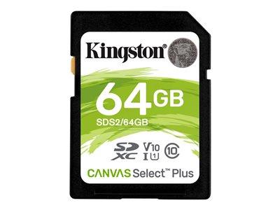 Kingston 64GB Canvas Select Plus SD Card