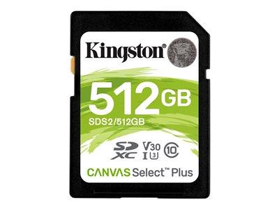 Kingston 512GB Canvas Select Plus SD Card