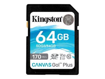 Kingston 64GB SDXC CanvasGo Plus SD Card