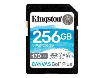 Kingston 256GB SDXC CanvasGo Plus SD Card