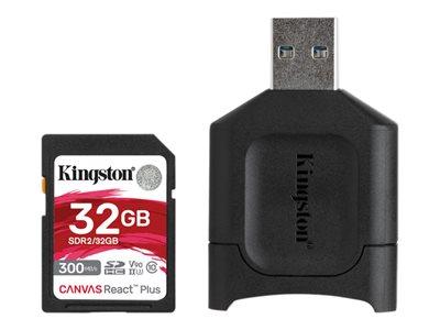 Kingston 32GB SDHC React Plus Card