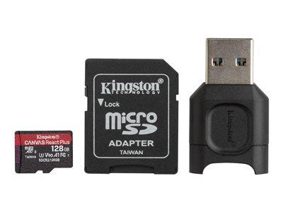 Kingston 128GB micro SDXC React Plus Card