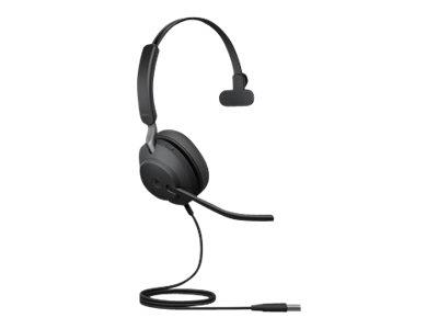 Jabra Evolve2 40 USB-A UC Stereo Headset - Black