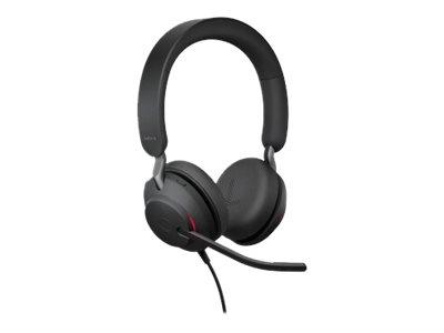 Jabra Evolve2 40 USB-C UC Stereo Headset - Black