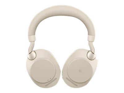 Jabra Evolve2 85 USB-A MS Stereo Headset wtih Desk Stand - Beige