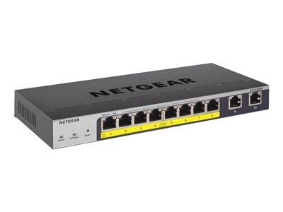 NETGEAR ProSAFE 10-port SmartManaged Pro Gigabit PoE+Ethernet Switch