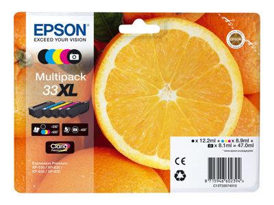 Epson 33XL Multipack 5 Colours 47 ml XL
