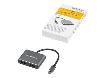 StarTech.com USB C Multiport Video Adapter - HDMI or DisplayPort - HDR 4K60 - Display Adapter