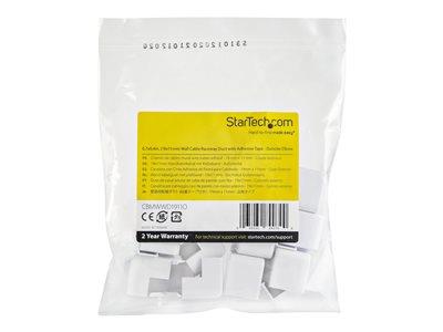 StarTech.com Wall Cable Raceway with Adhesive Tape - 19x11mm - Outside Elbow