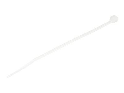 StarTech.com 100 Pack 4" White Cable Ties