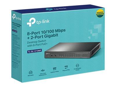 TP LINK 8-Port 2Port Ggbt DtopSwtch PoE+