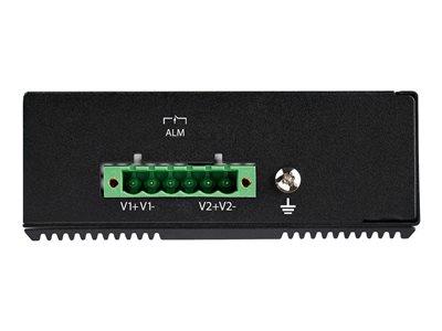 StarTech.com Industrial 8 Port Gigabit PoE Switch - 30W - Power Over Ethe