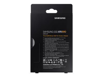 Samsung 250GB 870 EVO 2.5 inch SATA 3 SSD