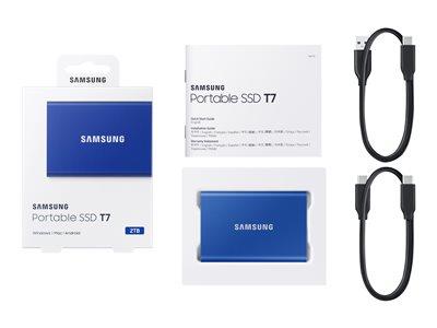 Samsung T7 2TB External SSD - Indigo Blue