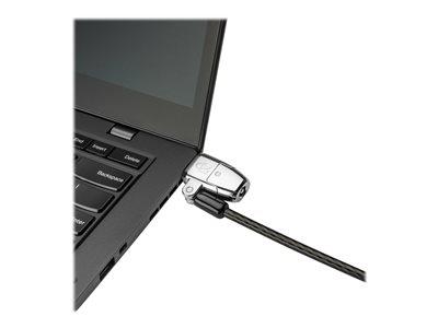 Kensington ClickSafe 2.0 3-in-1 Keyed Laptop Lock (T-Bar, Nano & Wedge Anchors)