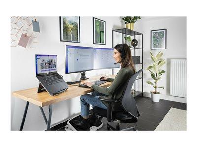 Kensington One-Touch Height Adjustable Dual Monitor Arm - Black