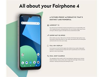 Fairphone 4 8GB RAM 256GB Grey