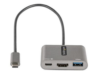 StarTech.com USB C Multiport Adapter PD, 4K