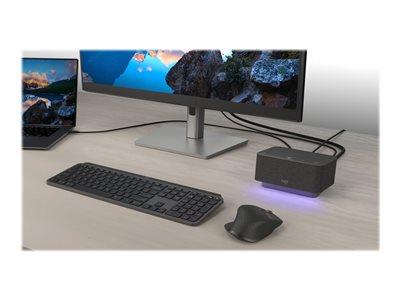 Logitech Logi Dock for Teams - USB-C - HDMI, DP - Bluetooth - Graphite