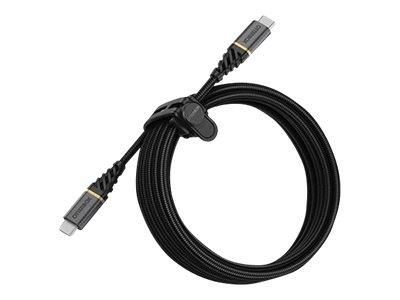 OtterBox Premium Cable USB C-C 3M USB-PD Black