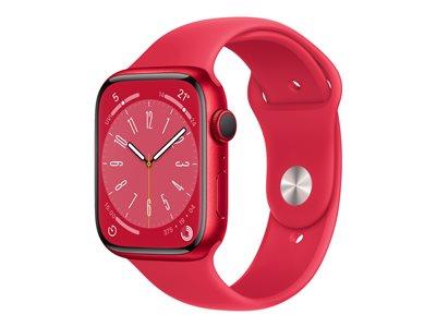 Apple Watch Series 8 GPS 45mm (PRODUCT)RED Aluminium Case with (PRODUCT)RED Sport Band - Regular