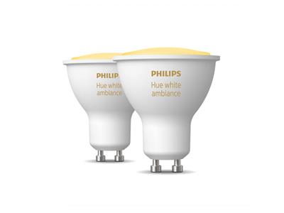 Philips Hue White Ambiance Bulbs 2-Pack GU10