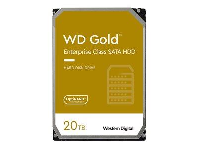 WD Gold 20TB 7200 RPM Serial ATA III 3.5" 512MB