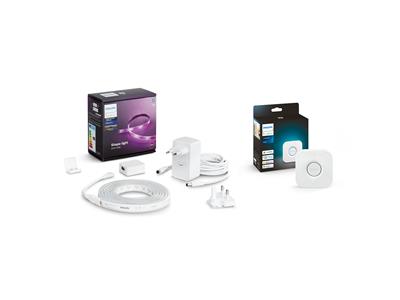 Philips Hue Lightstrip Plus V4 2m base with Bridge Starter Kit