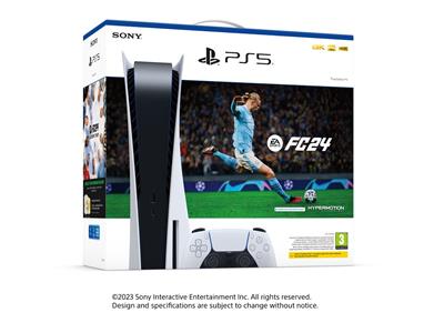 Sony PS5 Disc Console + EA Sports FC 24 Bundle