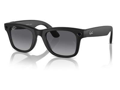 Ray-Ban | Meta Wayfarer - Matte Black / Polarised Gradient Graphite