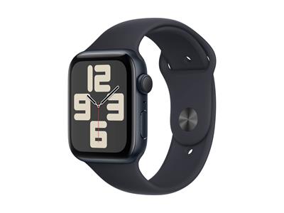 Apple Watch SE GPS 44mm Midnight Aluminium Case with Midnight Sport Band - S/M
