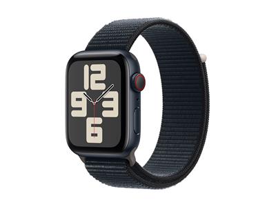 Apple Watch SE GPS + Cellular 44mm Midnight Aluminium Case with Midnight Sport Loop