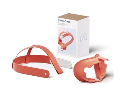 Meta Quest 3 Colored Facial Interface & Strap - Orange