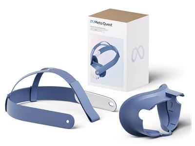 Meta Quest 3 Colored Facial Interface & Strap - Blue