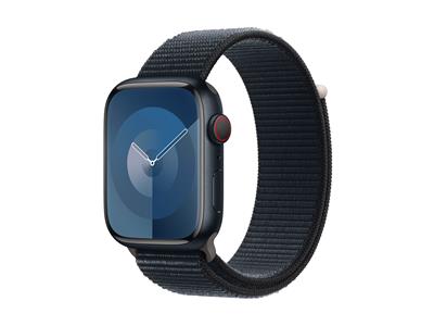 Apple Watch Series 9 GPS + Cellular 45mm Midnight Aluminium Case with Midnight Sport Loop