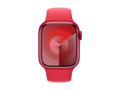 Apple Watch Series 9 GPS 41mm (PRODUCT)RED Aluminium Case with (PRODUCT)RED Sport Band - M/L