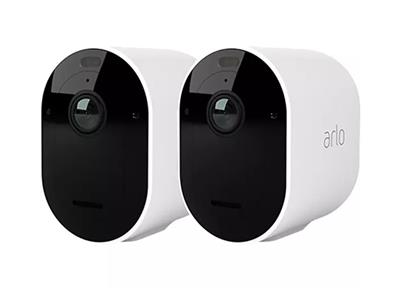 Arlo Pro 5 Spotlight Security Camera - 2 Camera Kit - White