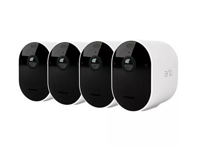 Arlo Pro 5 Spotlight Security Camera - 4 Camera Kit - White