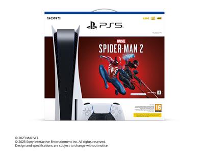 Sony PS5 Disc Console - Marvel's Spider-Man 2 Bundle