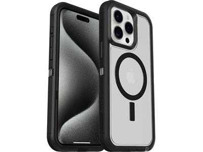 OtterBox Defender XT Clear iPhone 15 Pro Max - Clear/Black