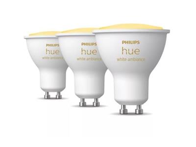Philips Hue White 4.3W GU10 Bulbs 6-Pack