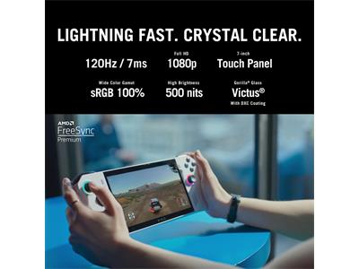 Asus ROG Ally Handheld Console - AMD Ryzen Z1 16GB RAM 512GB SSD 7-inch