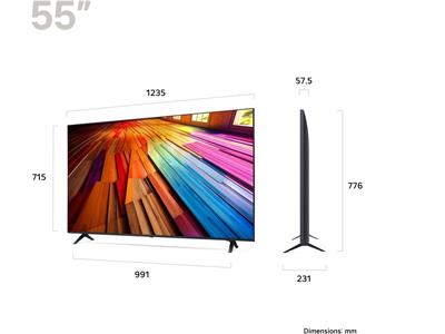 LG 55" UT8000 4K UltraHD HDR 2024 Smart TV