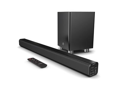 Majority K2 Black 150W Soundbar system with wireless sub